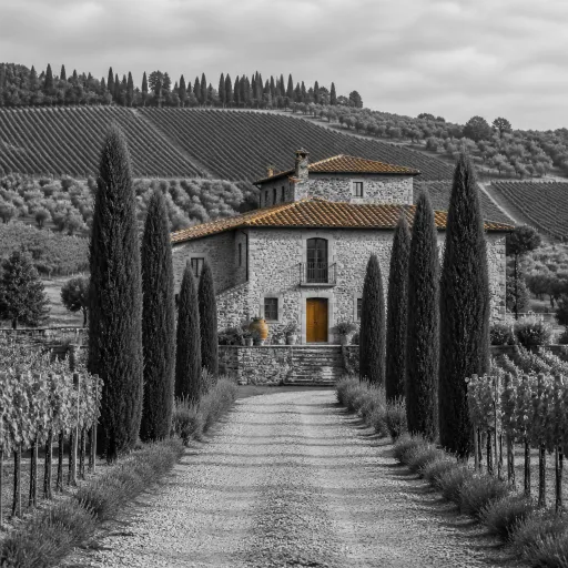 Romantic tuscany winery hotel escapes amid vineyards and olive groves